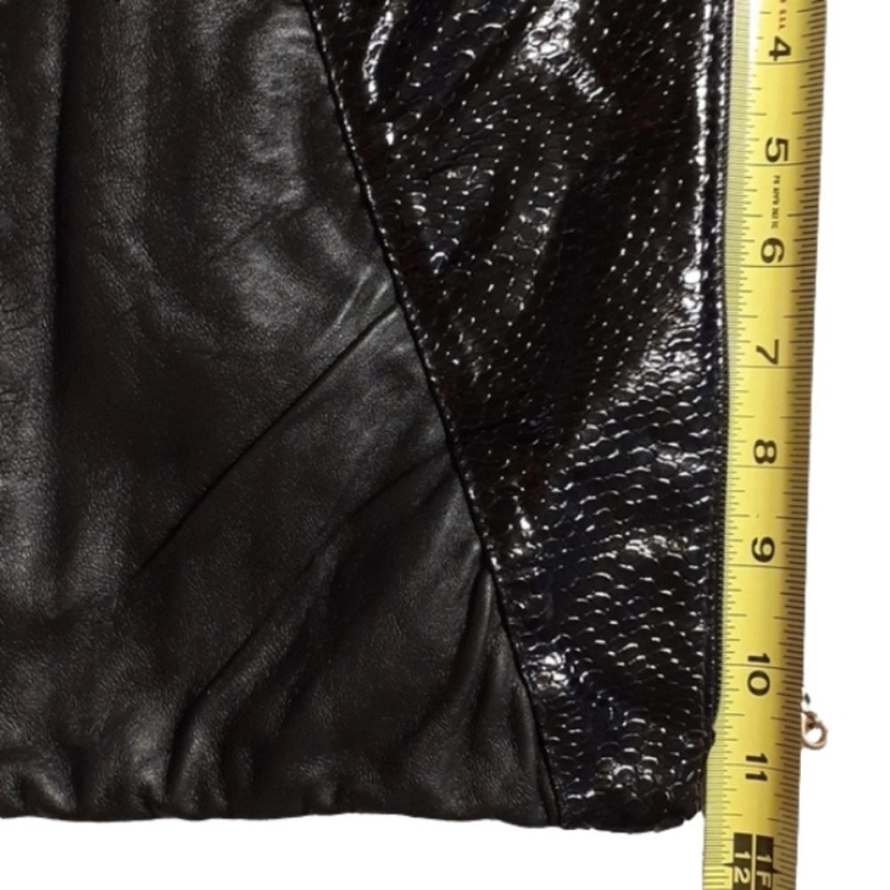 BLACK LEATHER BAG - Picture 6 of 7